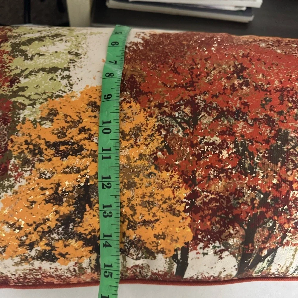 Aspen tree fall colors lumber pillow with insert